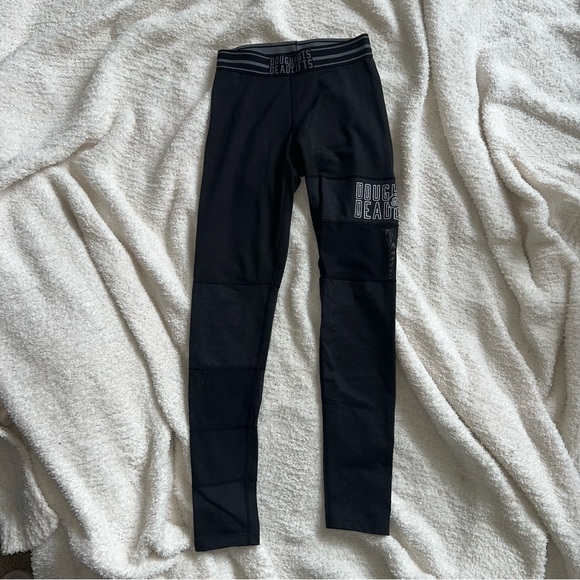 Doughnuts & Deadlifts Women's Black Leggings - Picture 7 of 8